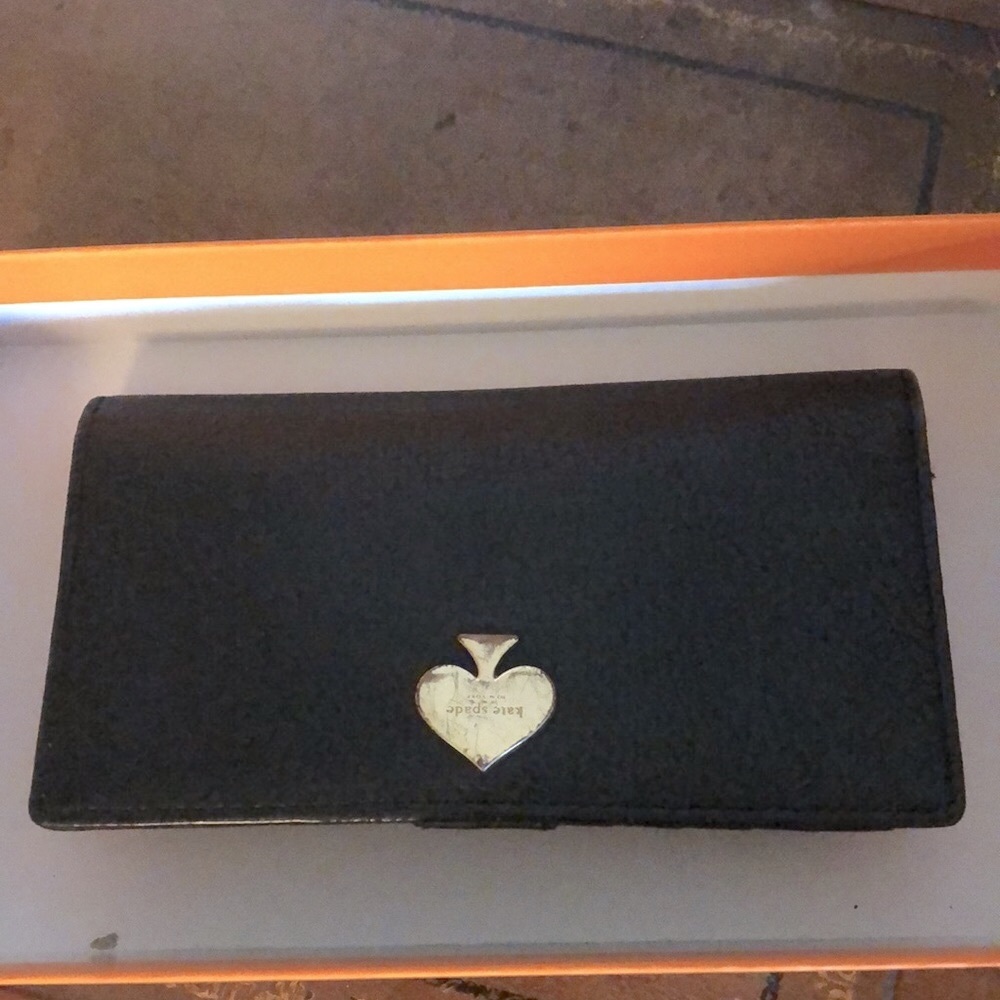 Kate spade black wallet